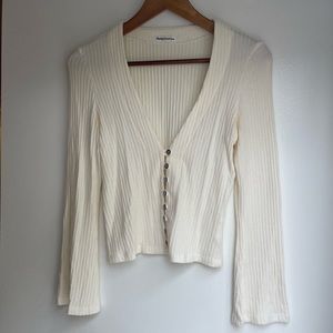 SOLD - NOT FOR SALE Reformation Plunge Neckline Cardigan - medium